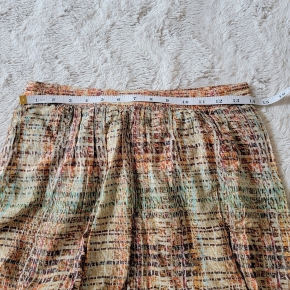 Suzie Winkle Paris Multicolor Side Button Long Skirt Size EU 34 - Picture 13 of 14